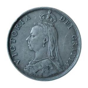 UK - 1890 1 Florin - Victoria