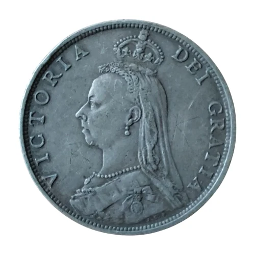 UK - 1890 1 Florin - Victoria