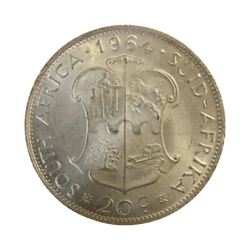 Republic of South Africa – 20 Cents – First Decimal Series (KM#61) - Image 2