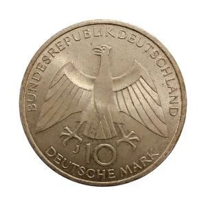 Germany – 1972 J 10 Deutsche Mark – Munich Olympic Games (KM#131)