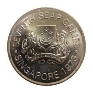 Singapore – 1973 5 Dollars – 7th SEAP Games (KM#10)