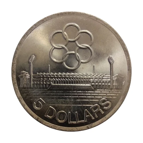 Singapore – 1973 5 Dollars – 7th SEAP Games (KM#10) - Image 2