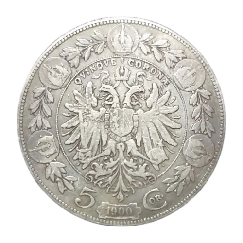 Austrian Empire - 1900 5 Corona - Francis Joseph I - Image 2