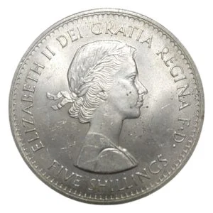 1960 5 Shillings - Elizabeth II British Exhibition