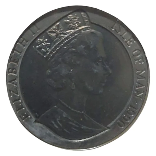 Isle of Man - 1990 1 Crown - "Penny Black" - Image 3