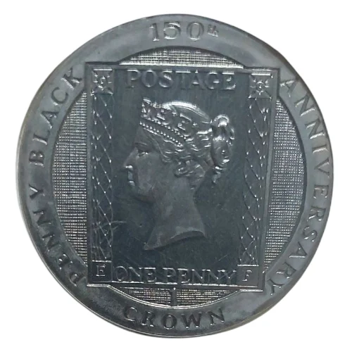 Isle of Man - 1990 1 Crown - "Penny Black" - Image 2