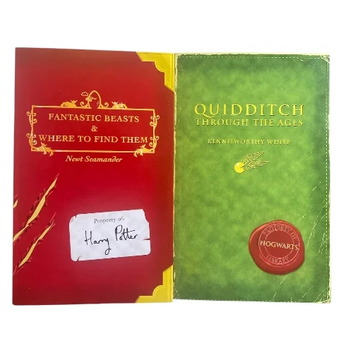 Fantastic Beasts & Where to Find Them and Quidditch Through The Ages set