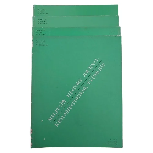 The Military History Journal / Krygshistoriese Tydskrif Vol 3, Nr 2 to 5