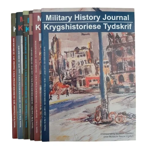 The Military History Journal / Krygshistoriese Tydskrif Vol 16, Nr 1 to 6