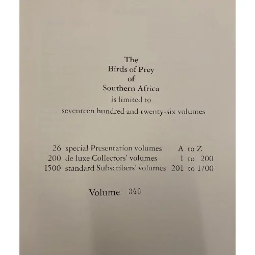 The Birds of Prey of Southern Africa (Mint) - Image 2