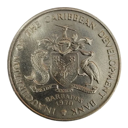 Barbados – 1970 4 Dollars