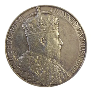 United Kingdom – 1902 Coronation Medal – Edward VII & Queen Alexandra (Laidlaw#0454)