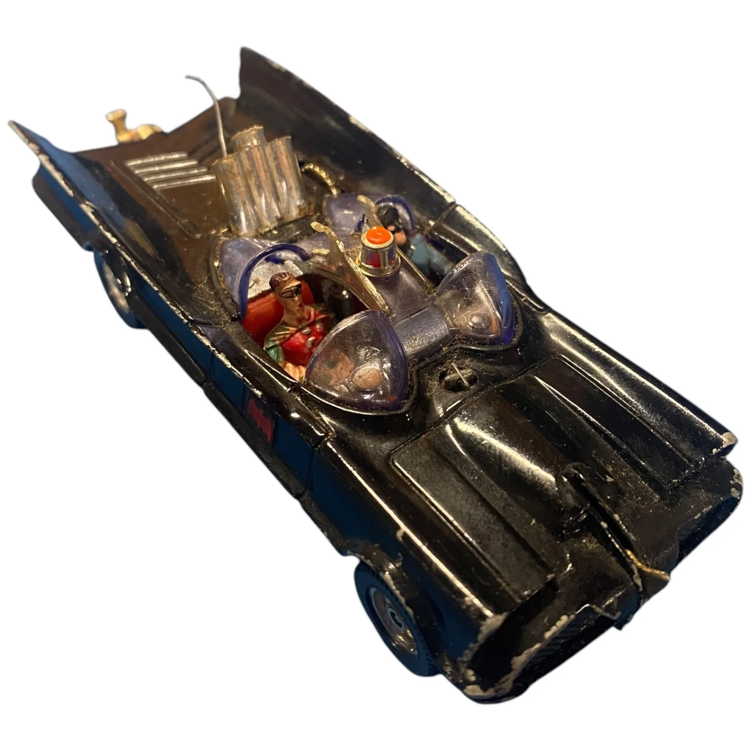 🦇 1966 Corgi Batmobile – Rare Blue Canopy Edition! 🚀