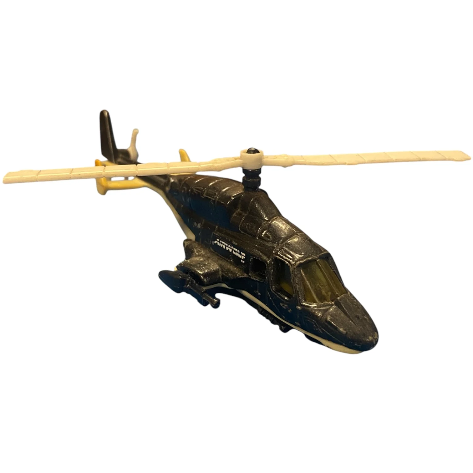 Vintage 1984 ERTL Airwolf Die-Cast Helicopter – Complete, No Box