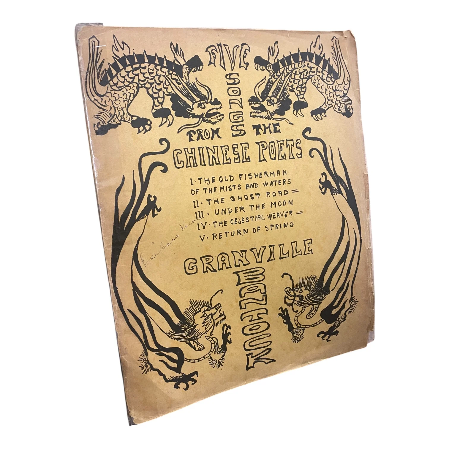 Five Songs from the Chinese Poets (Signed)