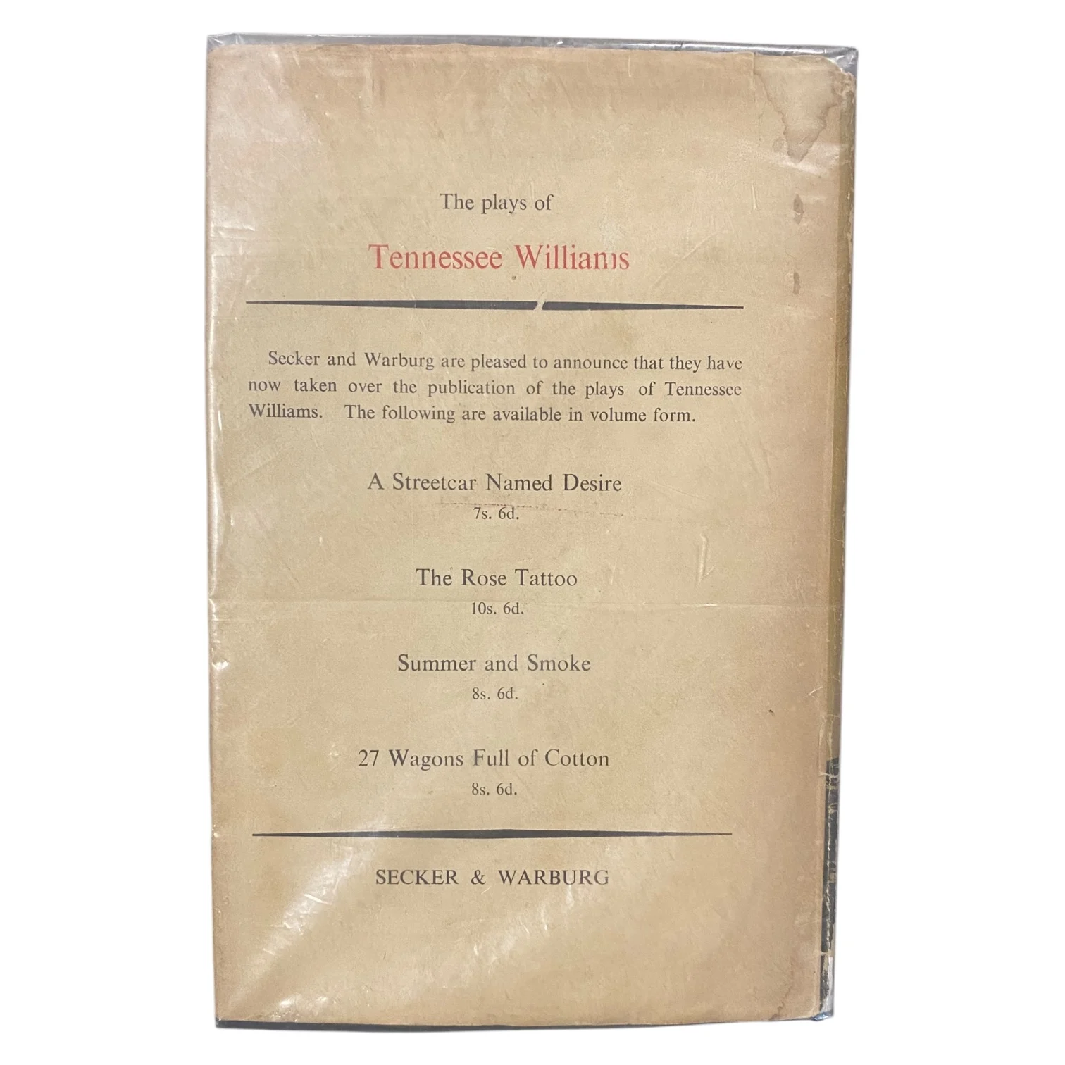 Cat on a Hot Tin Roof (First Edition) - Image 4