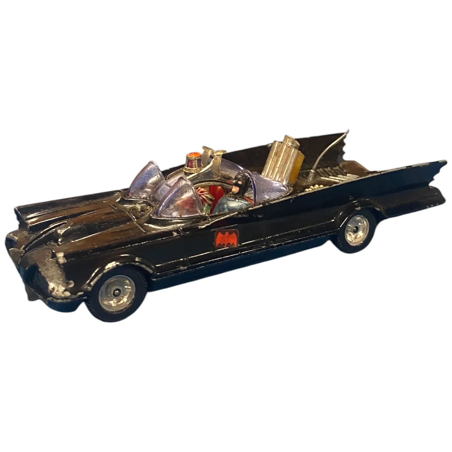 🦇 1966 Corgi Batmobile – Rare Blue Canopy Edition! 🚀 - Image 2