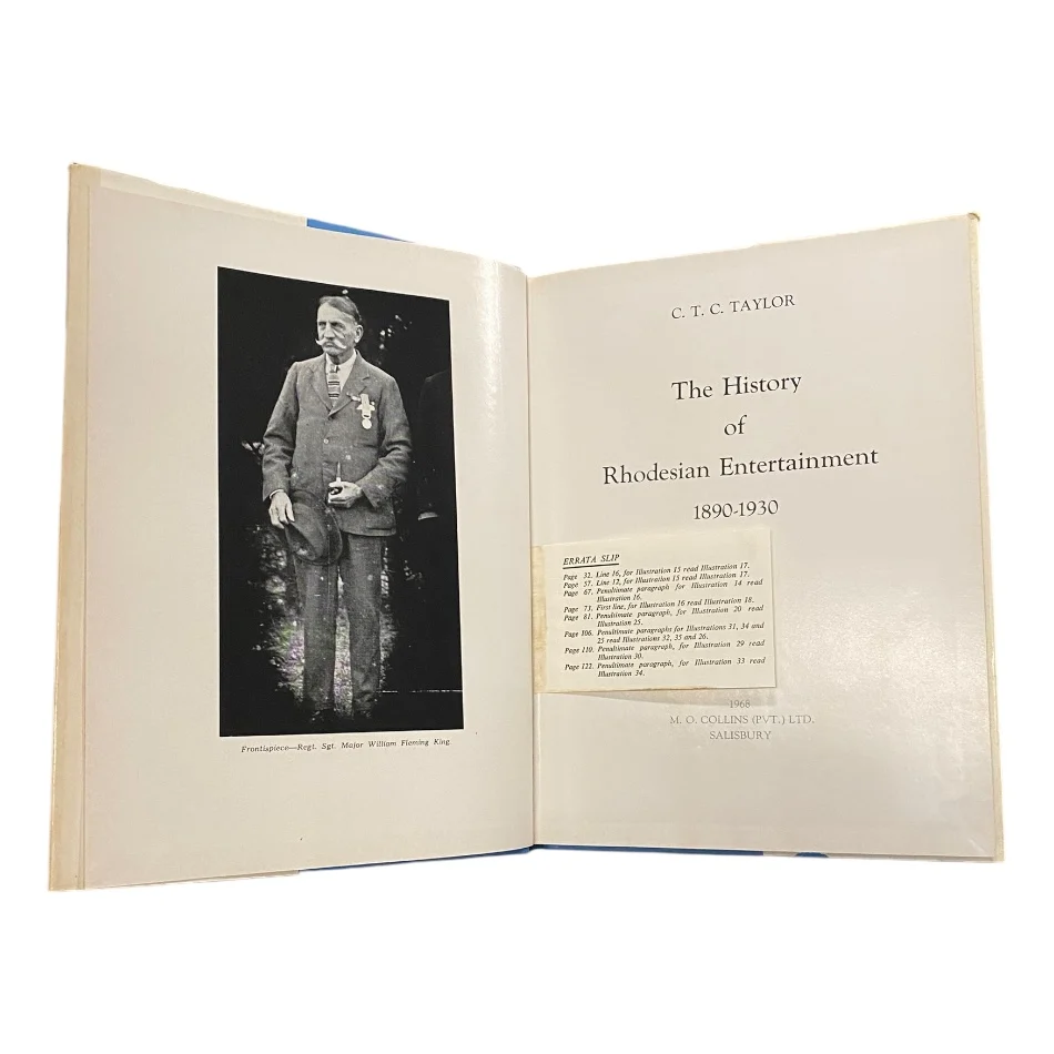 A History of Rhodesian Entertainment 1890-1930 - Image 2