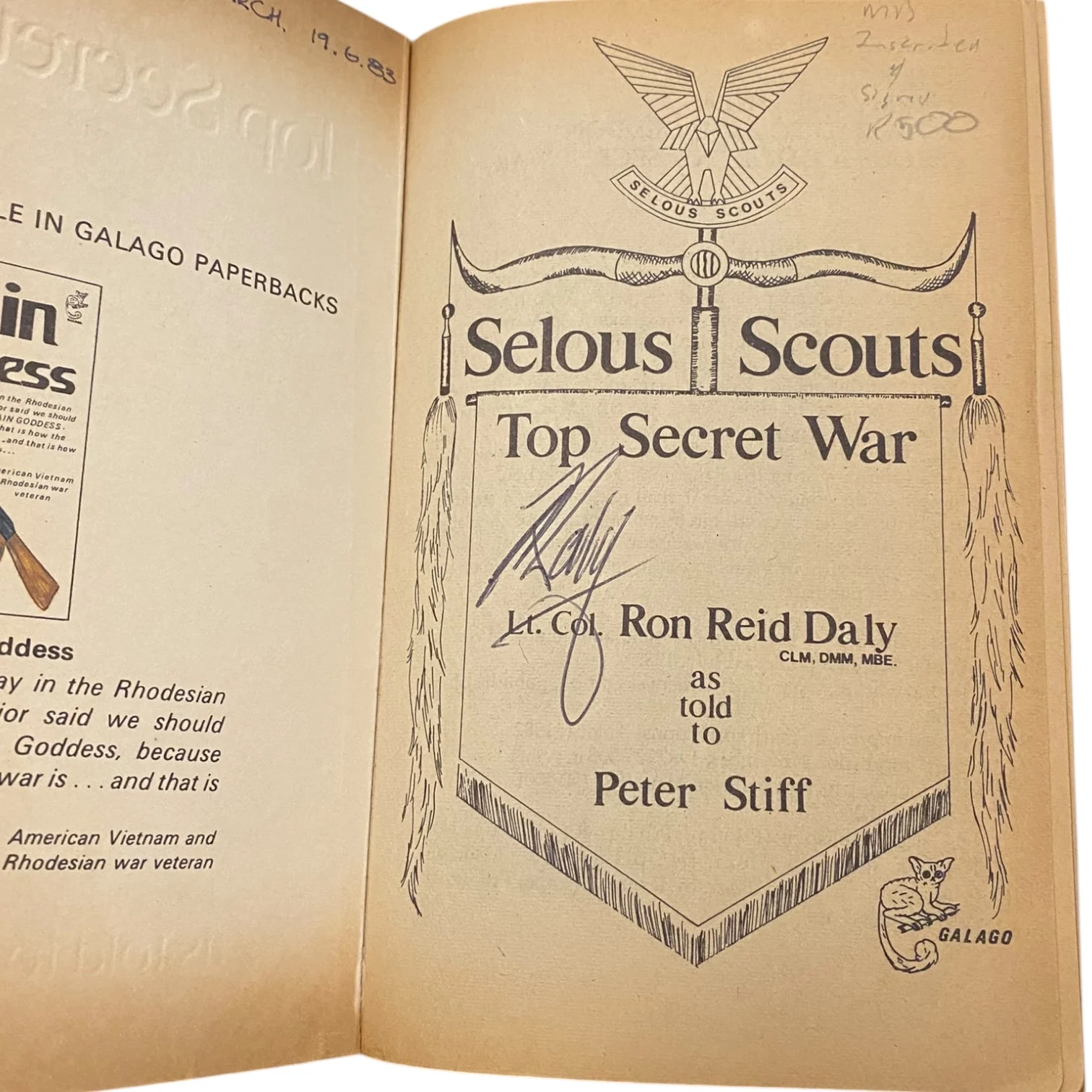 Selous Scouts Top Secret War (Signed) - Image 3