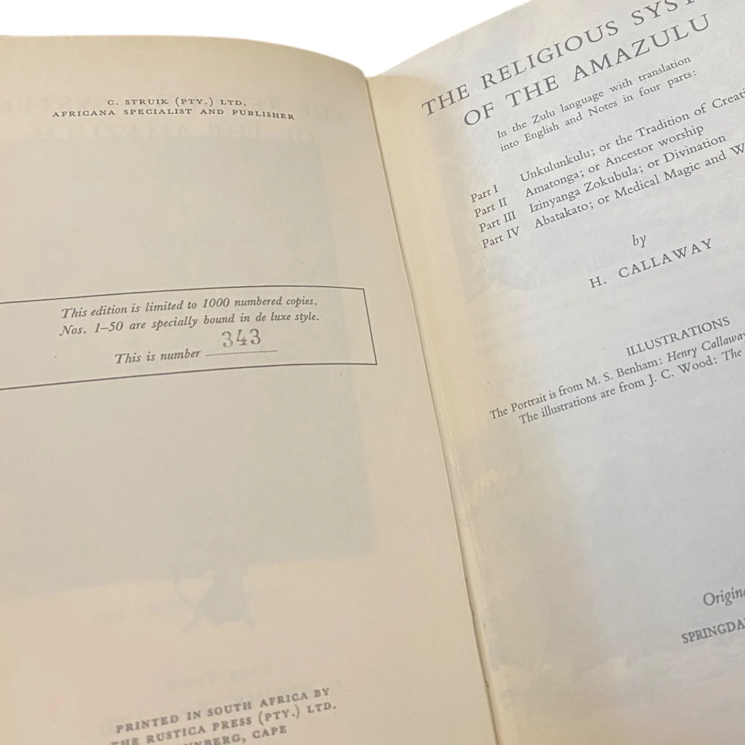 The Religious System of the Amazulu (Limited Edition) - Image 3