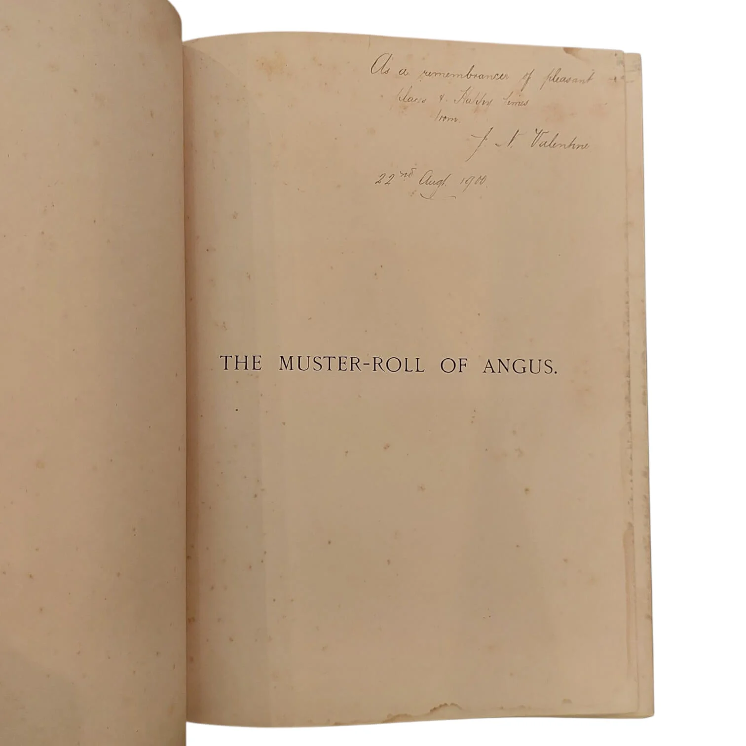 The Muster-Roll of Angus - South African War 1899-1900 a Record and a Tribute - Image 2