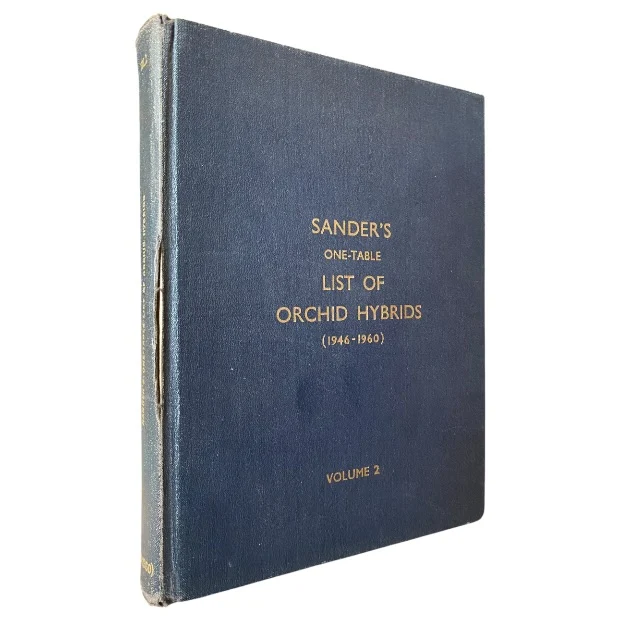 Sander's One-Table List Of Orchid Hybrids Vol I & II - Image 2
