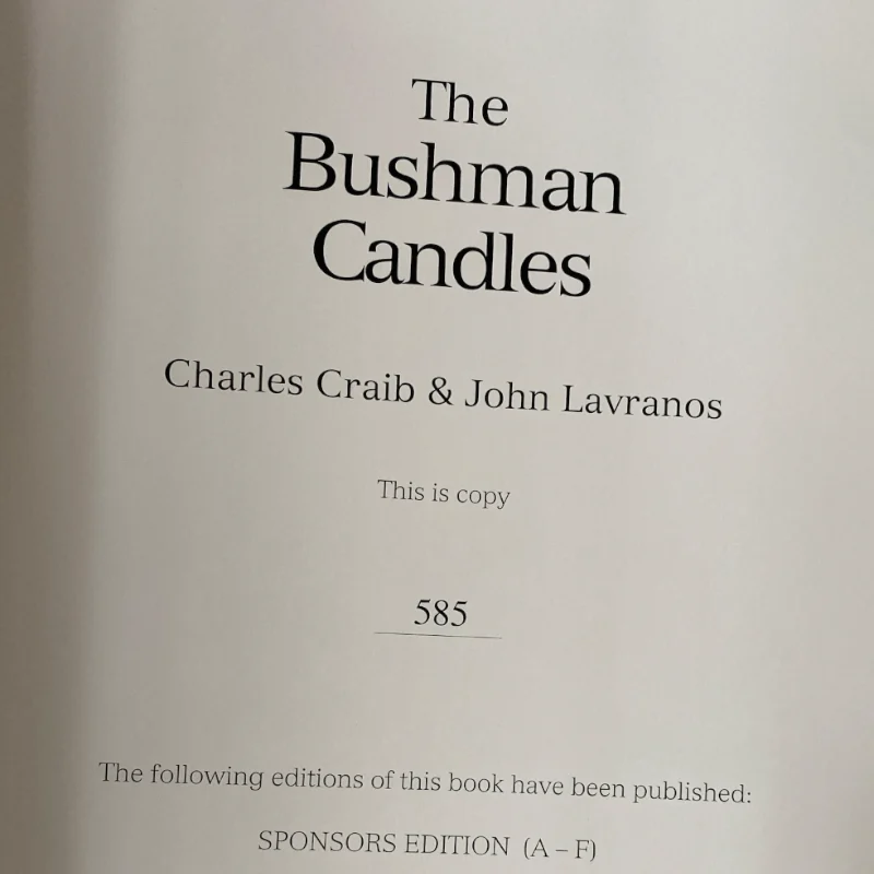 The Bushman Candles (No. 585/1000) - Image 2