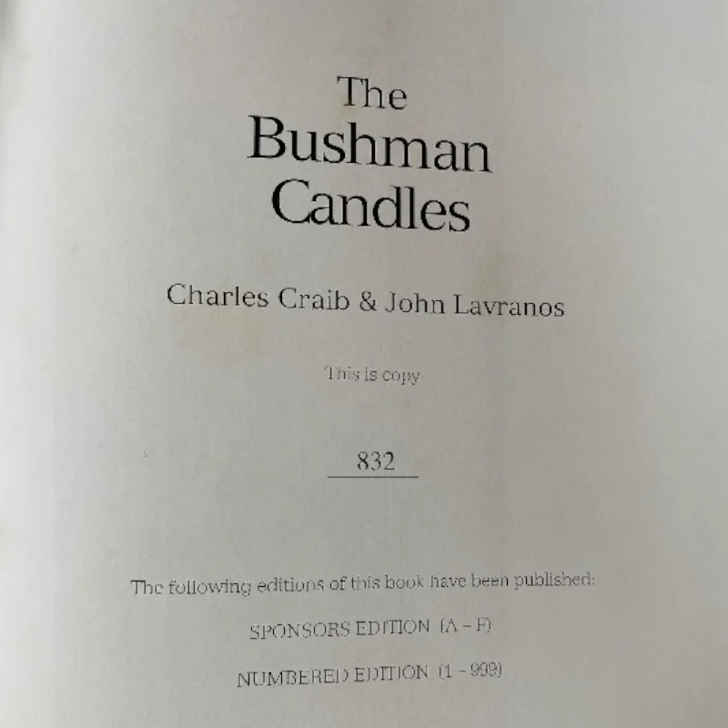 The Bushman Candles