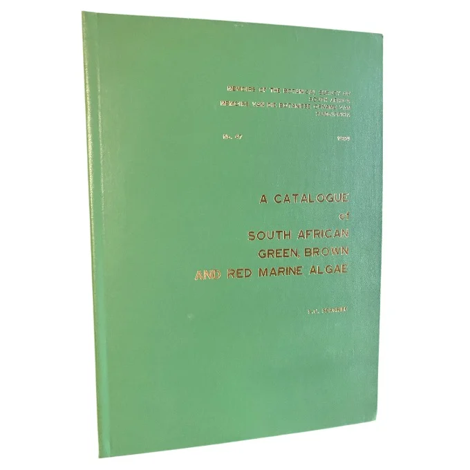 A Catalogue Of South African Green, Brown And Red Marine Algae