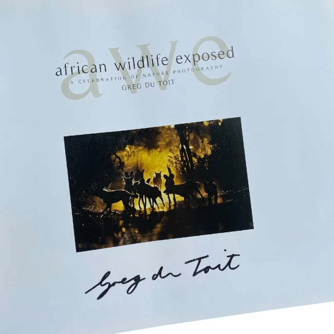 African Wildlife Exposed signed