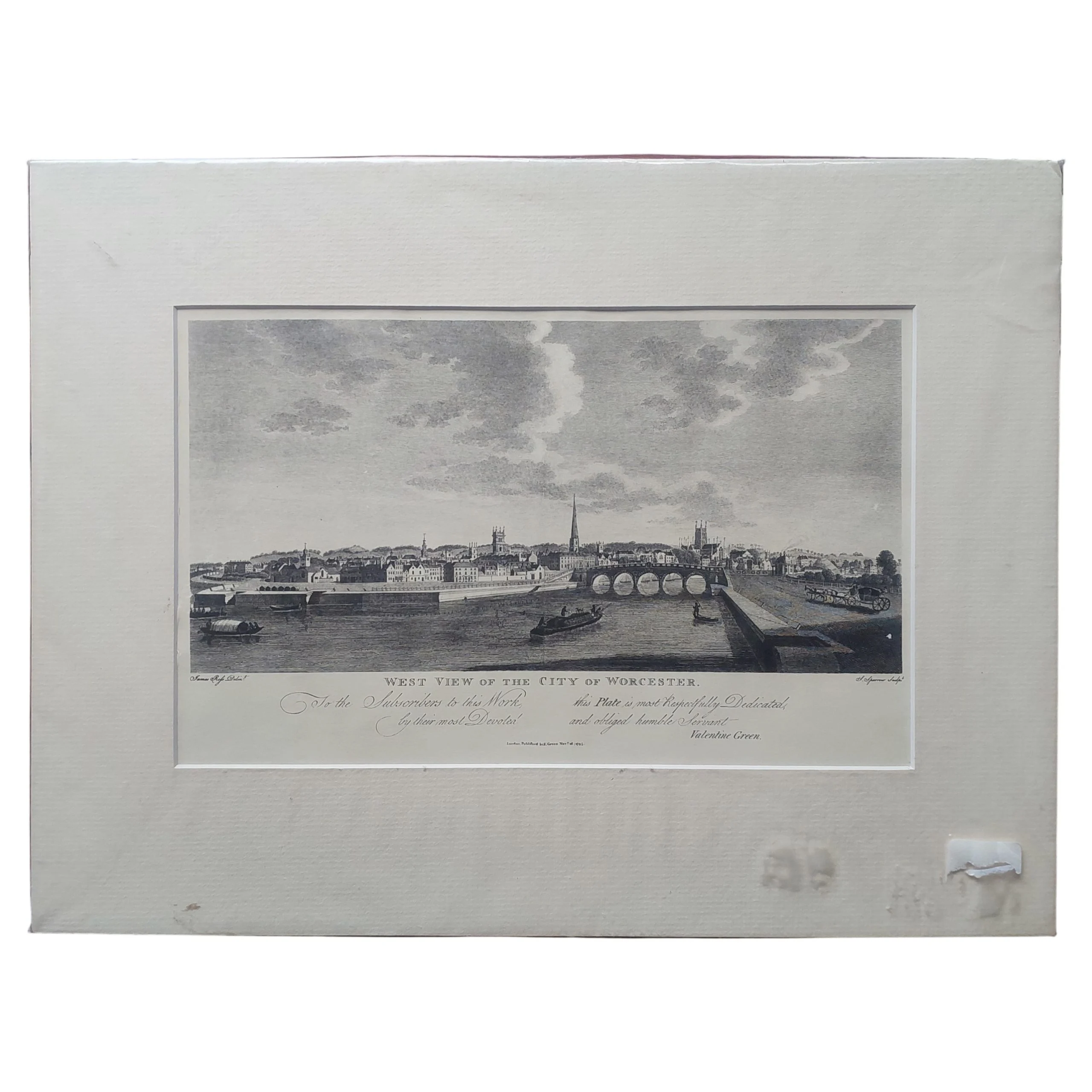 Vintage Mounted Reproduction Print