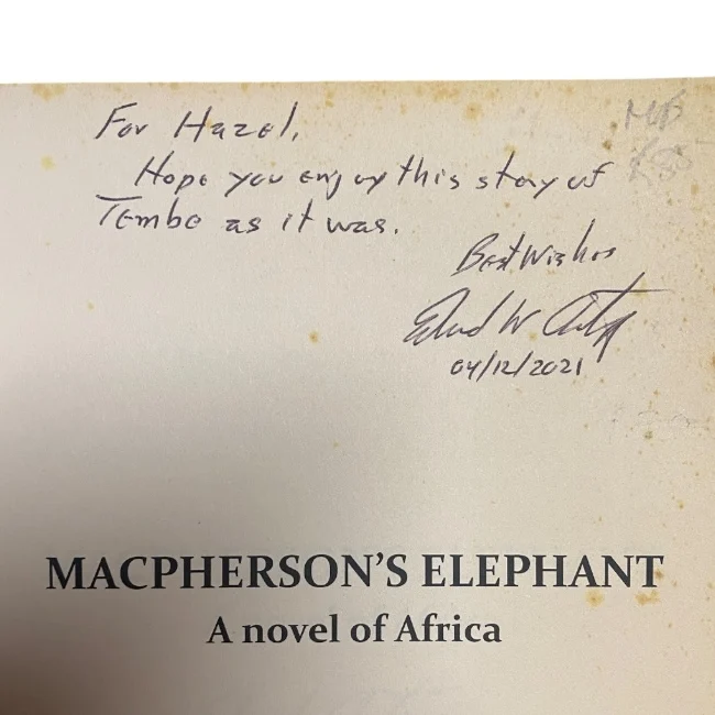 Elephant signed