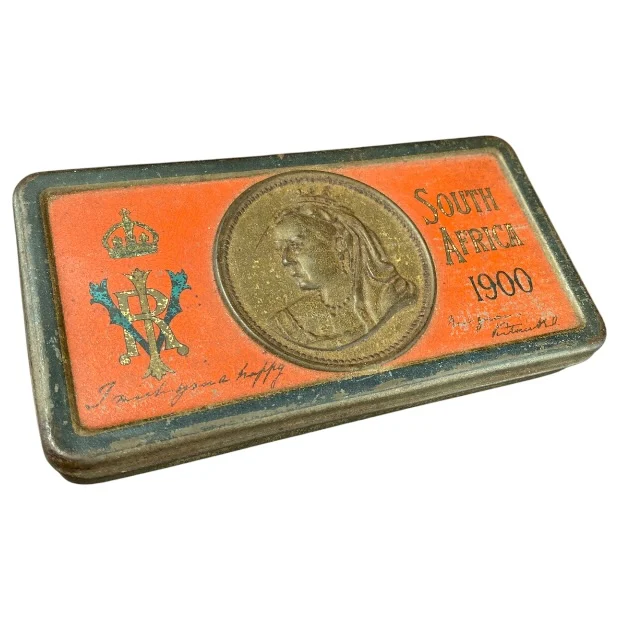 Queen Victoria Boer War Chocolate Tin - Image 2