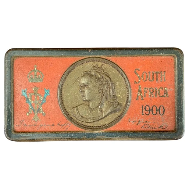 Queen Victoria Boer War Chocolate Tin