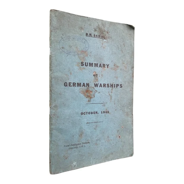 Summary of German Warships - October, 1942