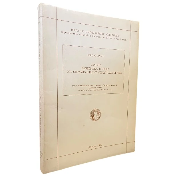 Manuale Propedeutico Di Hausa