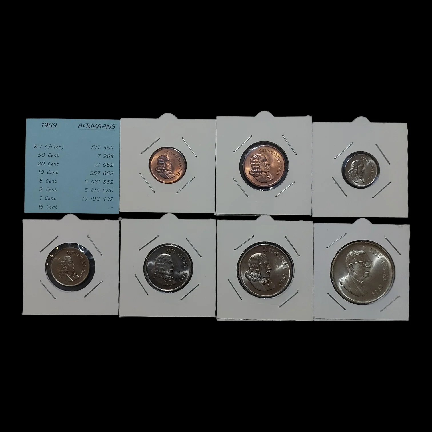 South Africa 1969 Unc Obverse