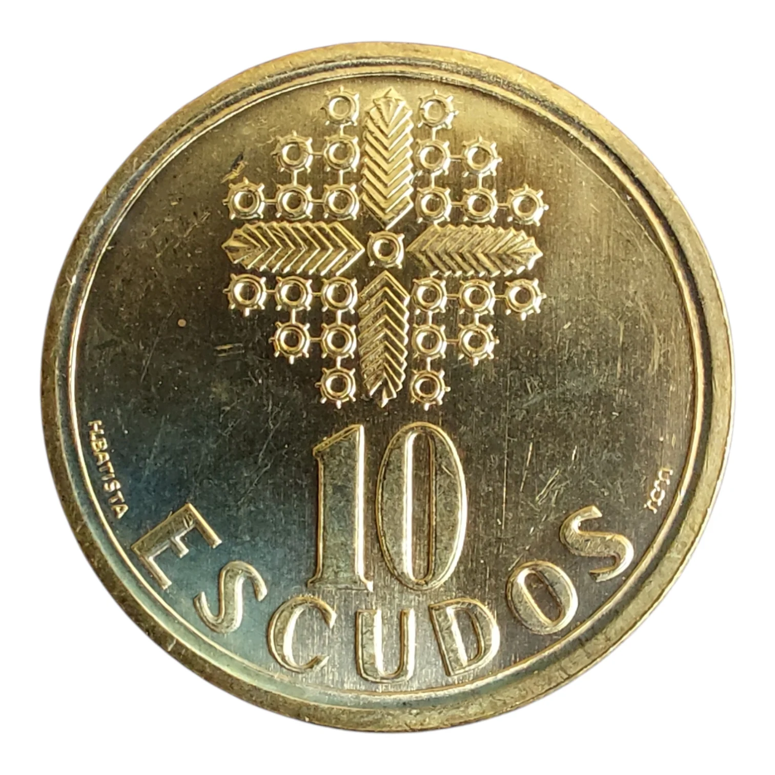 Portugal 1999 10 Escudos Reverse