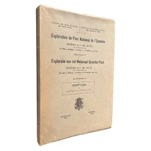Exploration du Parc National de l’Upemba – Reptiles by G.F. de Witte Mission (1953 Belgian Congo Scientific Monograph with Plates & Map)