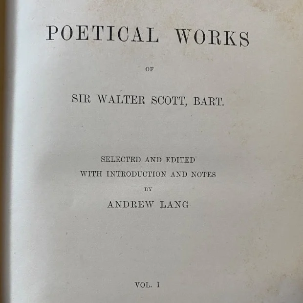 Poetical Works by Sir Walter Scott