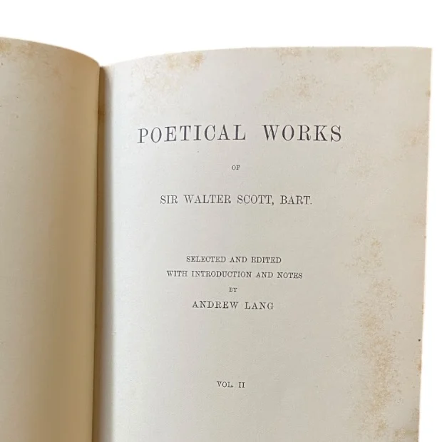 Poetical Works by Sir Walter Scott