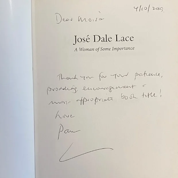 José Dale Lace - A Woman of Some Importance by Pamela Heller-Stern (Inscribed & Signed) - Image 2