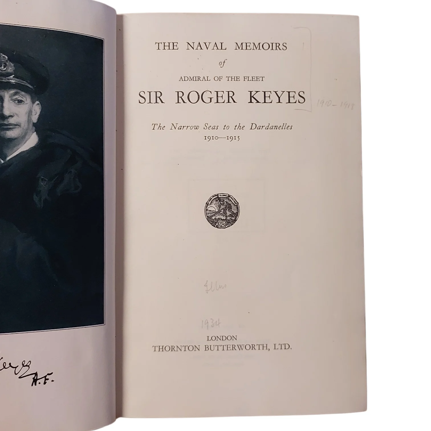 The Naval Memoirs of Admiral Sir Roger Keyes – Narrow Seas to the Dardanelles 1910–1915 - Image 2
