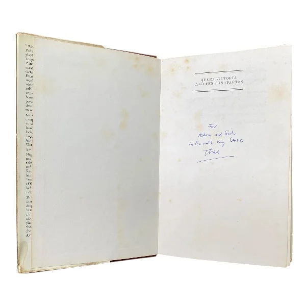 Queen Victoria and the Bonapartes signed