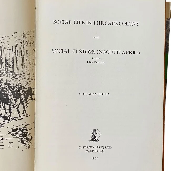 Social Life in the Cape Colony