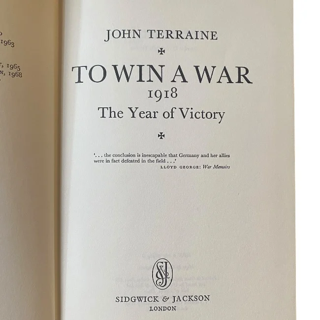 To Win a War