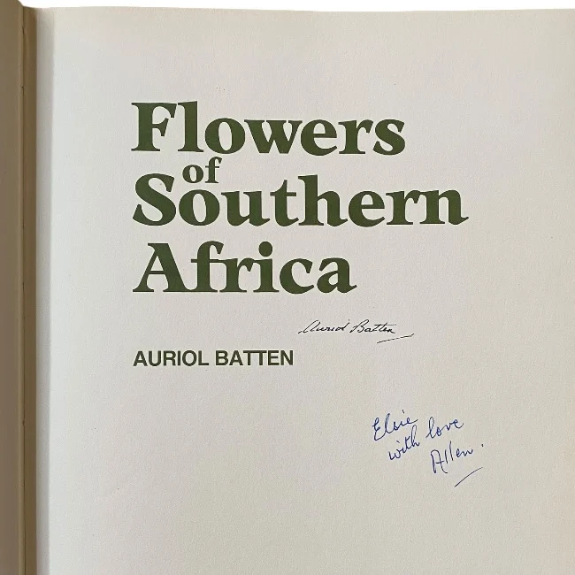 Flowers of Southern Africa signed