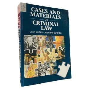 Cases and Materials on Criminal Law
