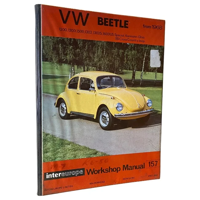VW Beetle Workshop Manual 157
