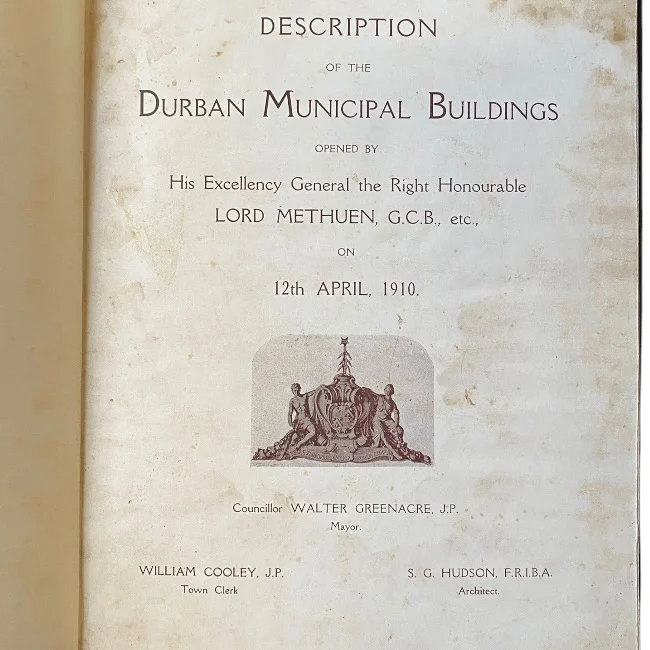 Description of the Durban Municipal Buildings